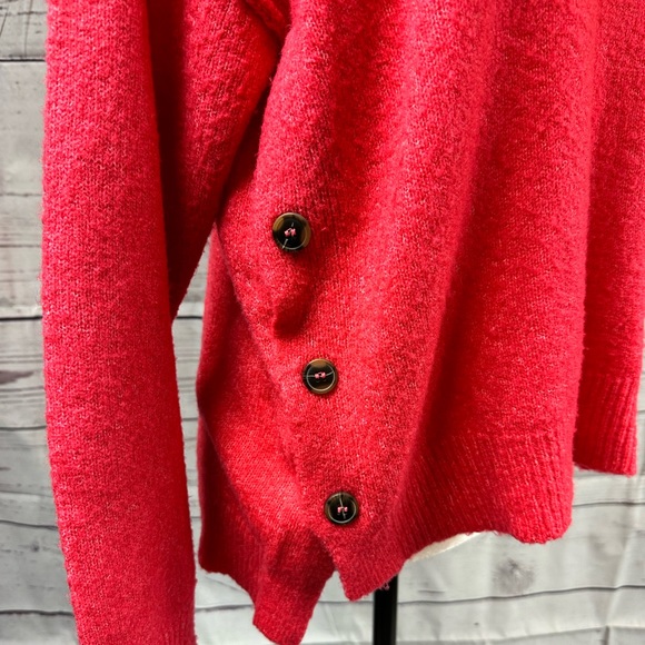 Moral Fiber Hot Pink Crewneck Sweater - M - Picture 1 of 8